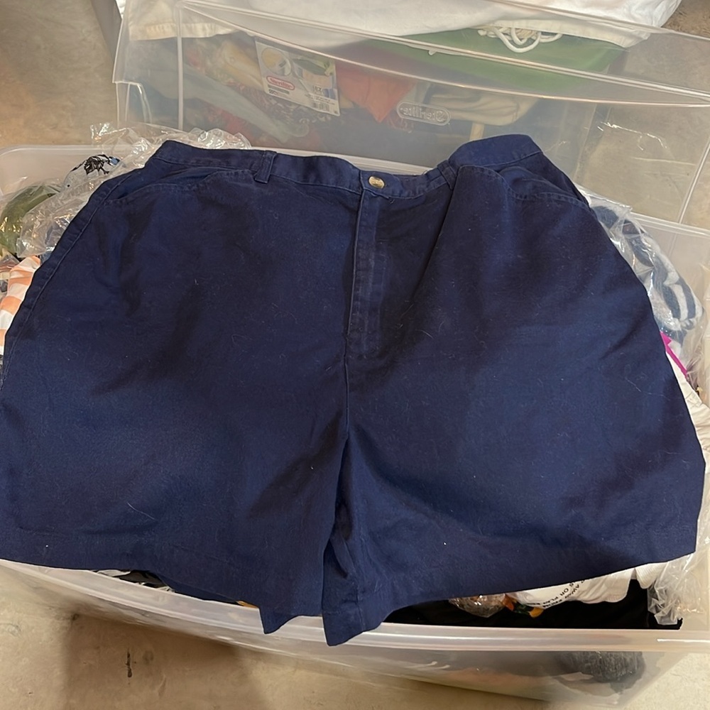 Jennifer Moore Blue Shorts. Size 14  P1/A456